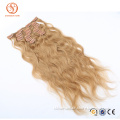 Aliexpress hot new products high quality 100% human hair extension, full head clip in hair extentions